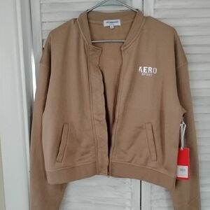 Aeropostale Tan Bomber Jacket